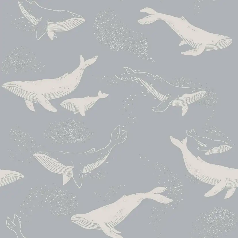 Tapet Boråstapeter Whales 6942
