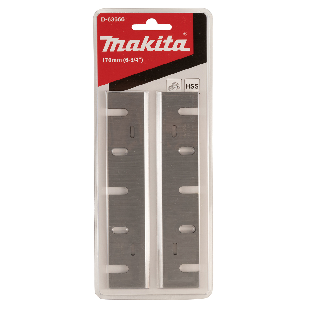 Hyvelkniv Makita D-63666 HSS 170 mm