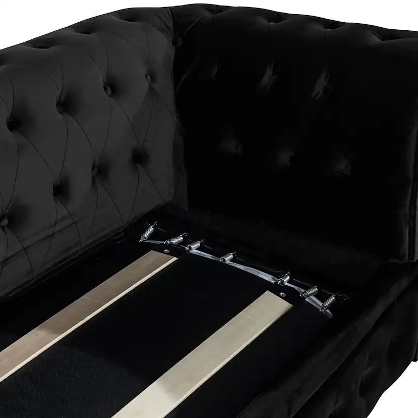 Bäddsoffa Manor House Chesterfield Lyx 3-sits Sammet