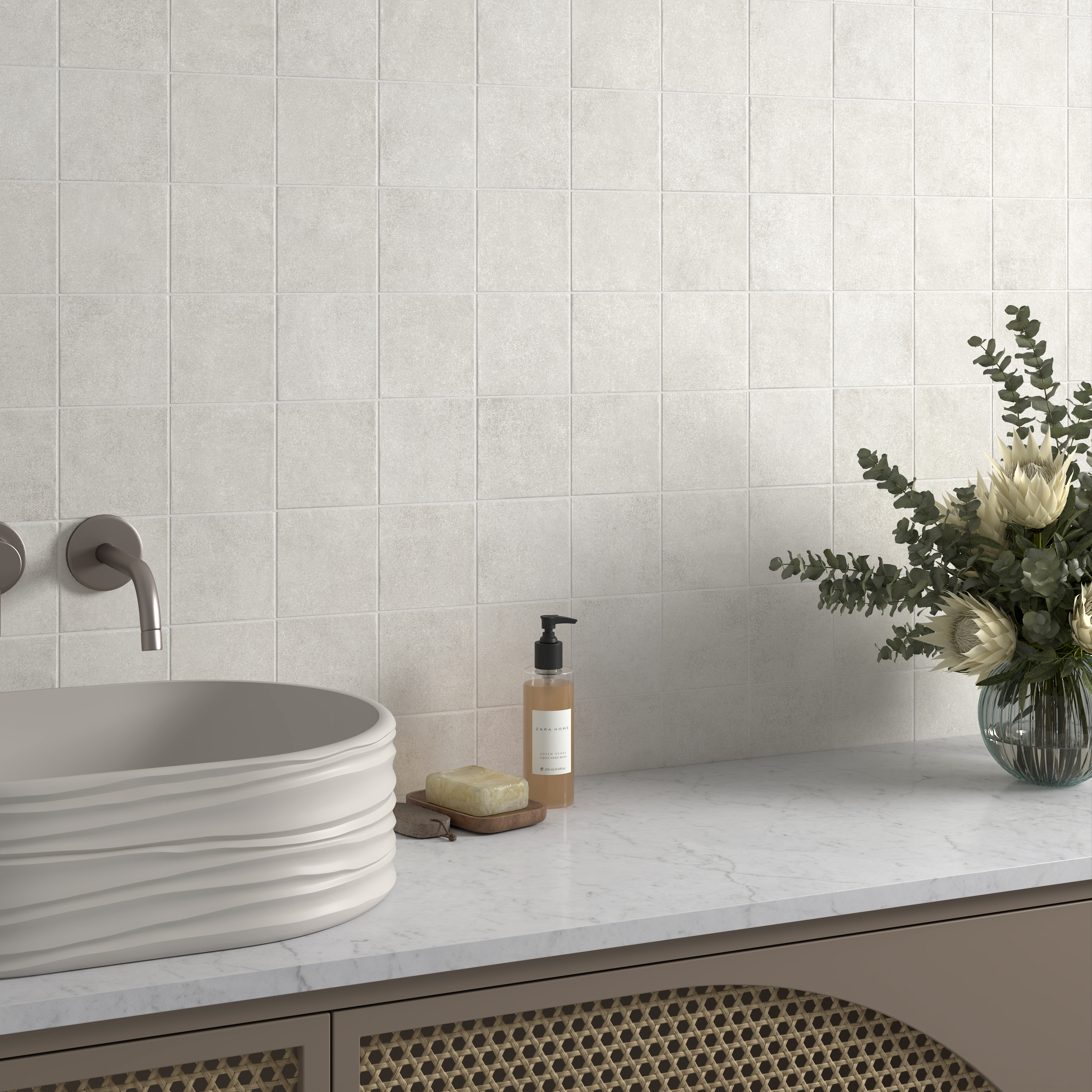Klinker Konradssons Stage White 10x10 cm