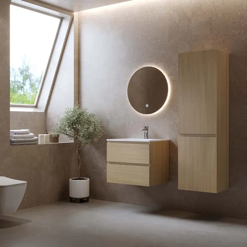 Tvättställsskåp Bathlife Eufori Ljus Ek