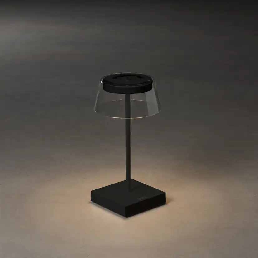 Scilla bordslampa svart USB Svart