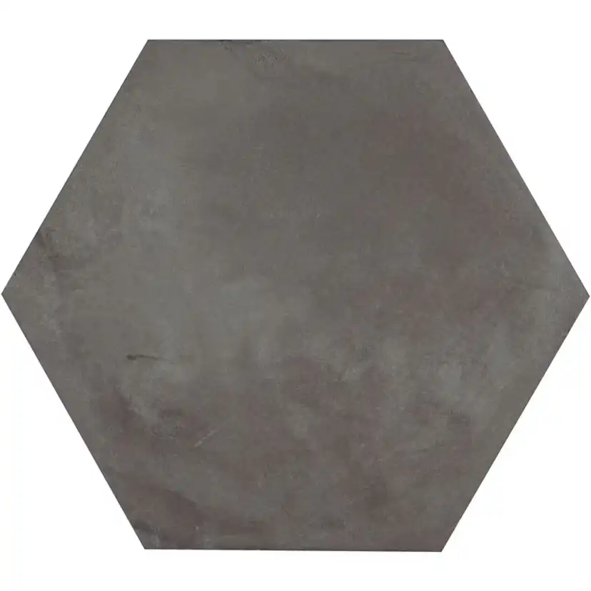 Klinker Konradssons Terra Nero Svart Hexagon 22x25 cm
