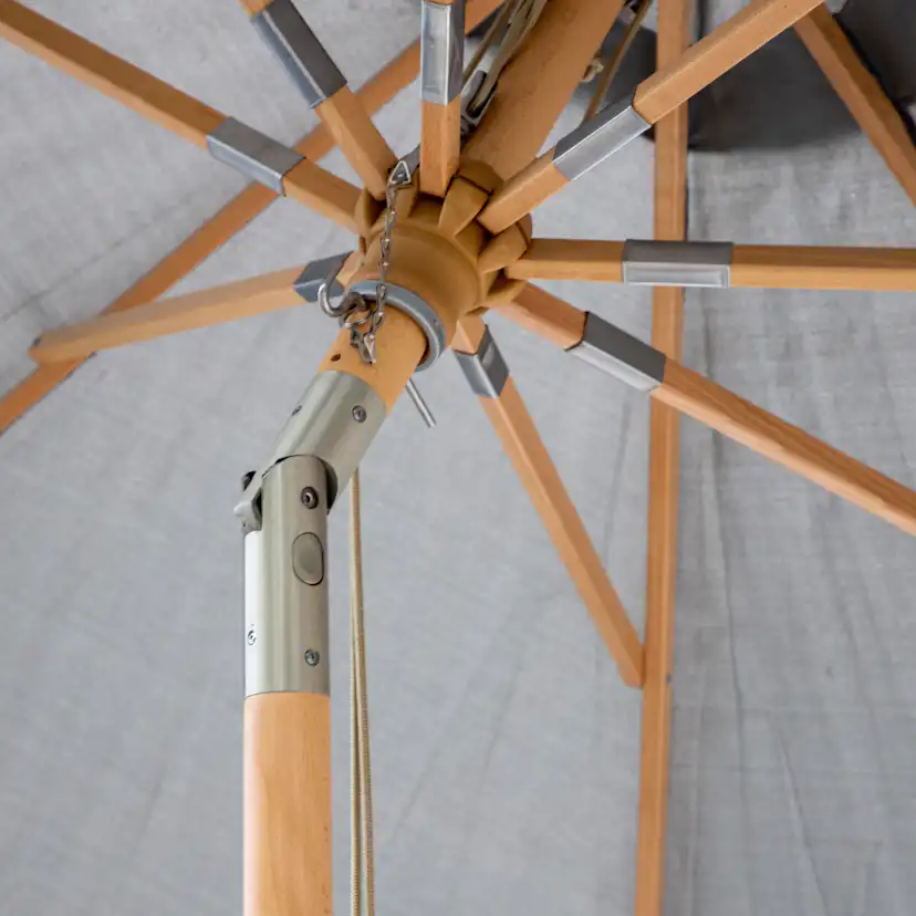 Nypo Umbrella w. tilt, Grey, 330 Grå