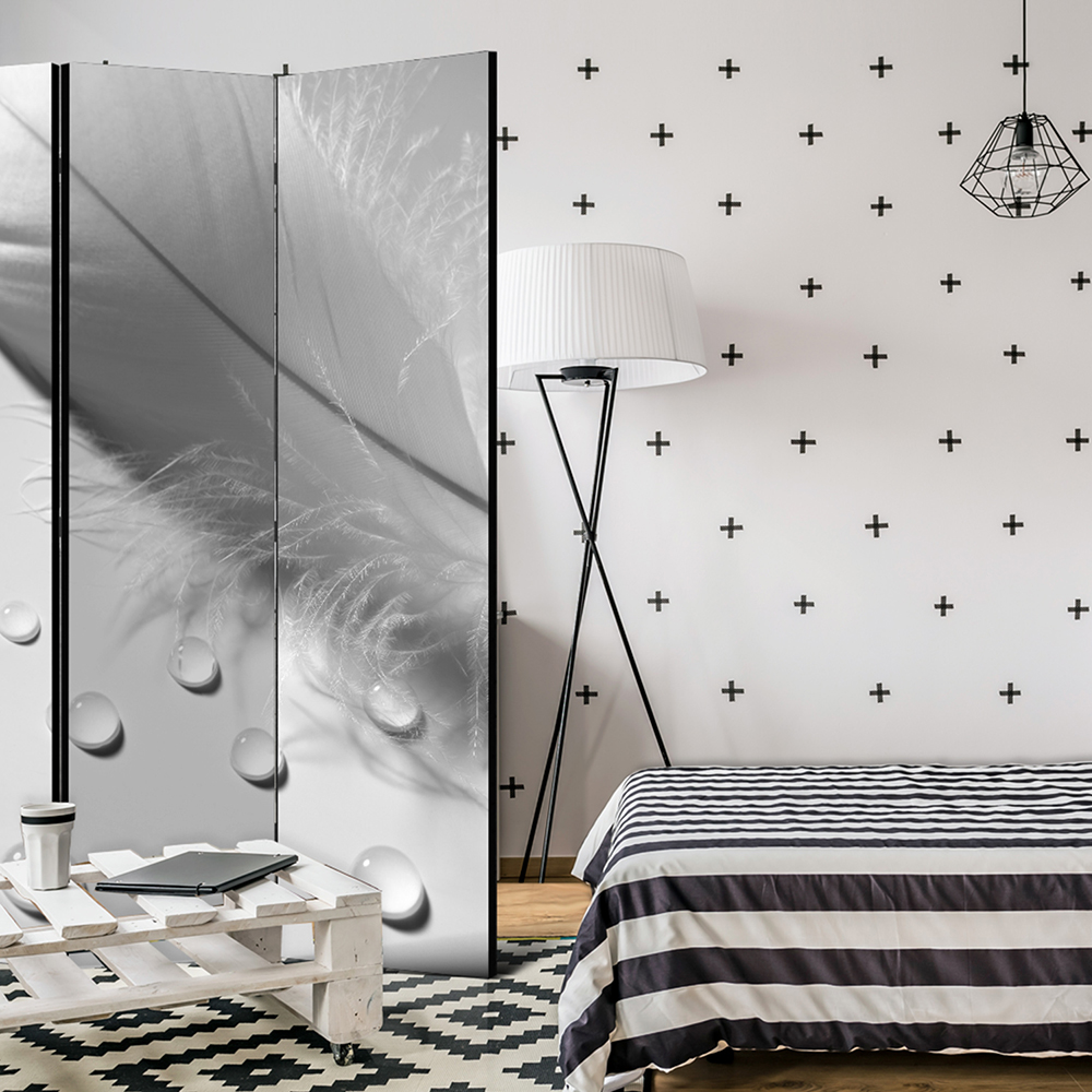 Rumsavdelare Skärmvägg Arkiio White Feather 135x172 cm