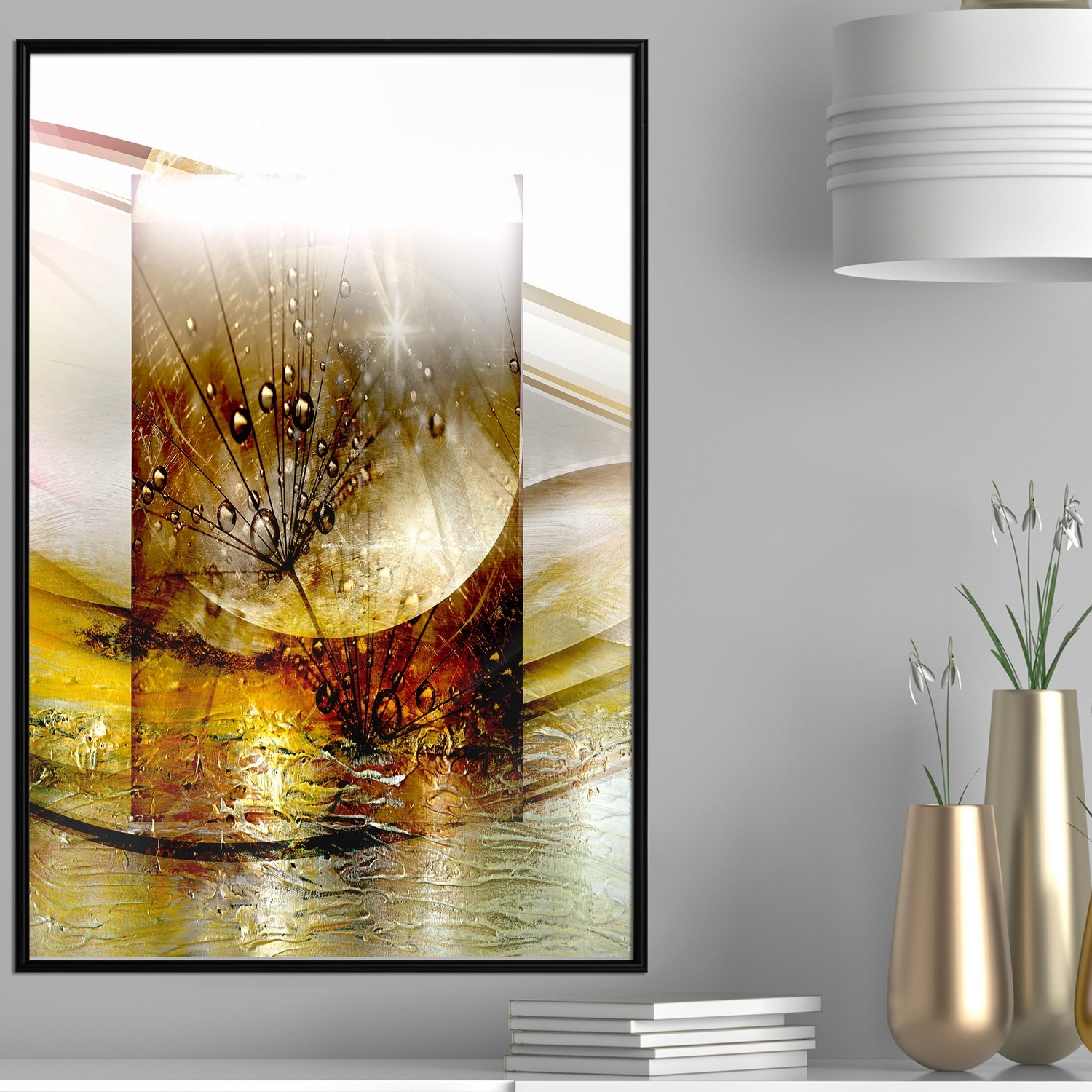 Affisch - Thought [Poster] 20x30 Svart ram, 20x30 cm