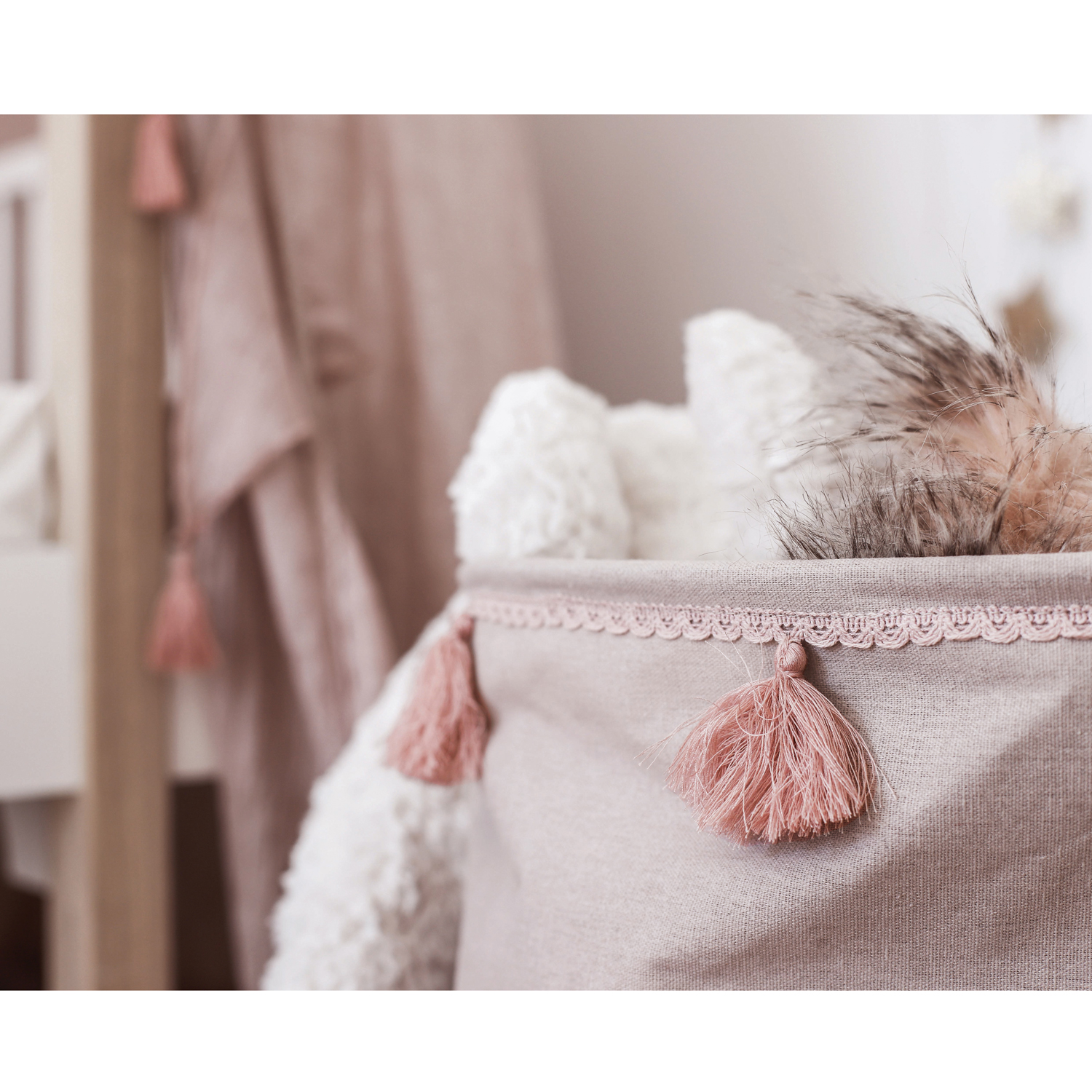 Förvaringskorg Jabadabado Rosa