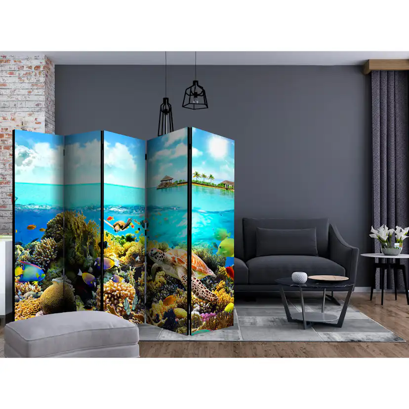 Rumsavdelare Skärmvägg Arkiio Heavenly Maldive II 225x172 cm