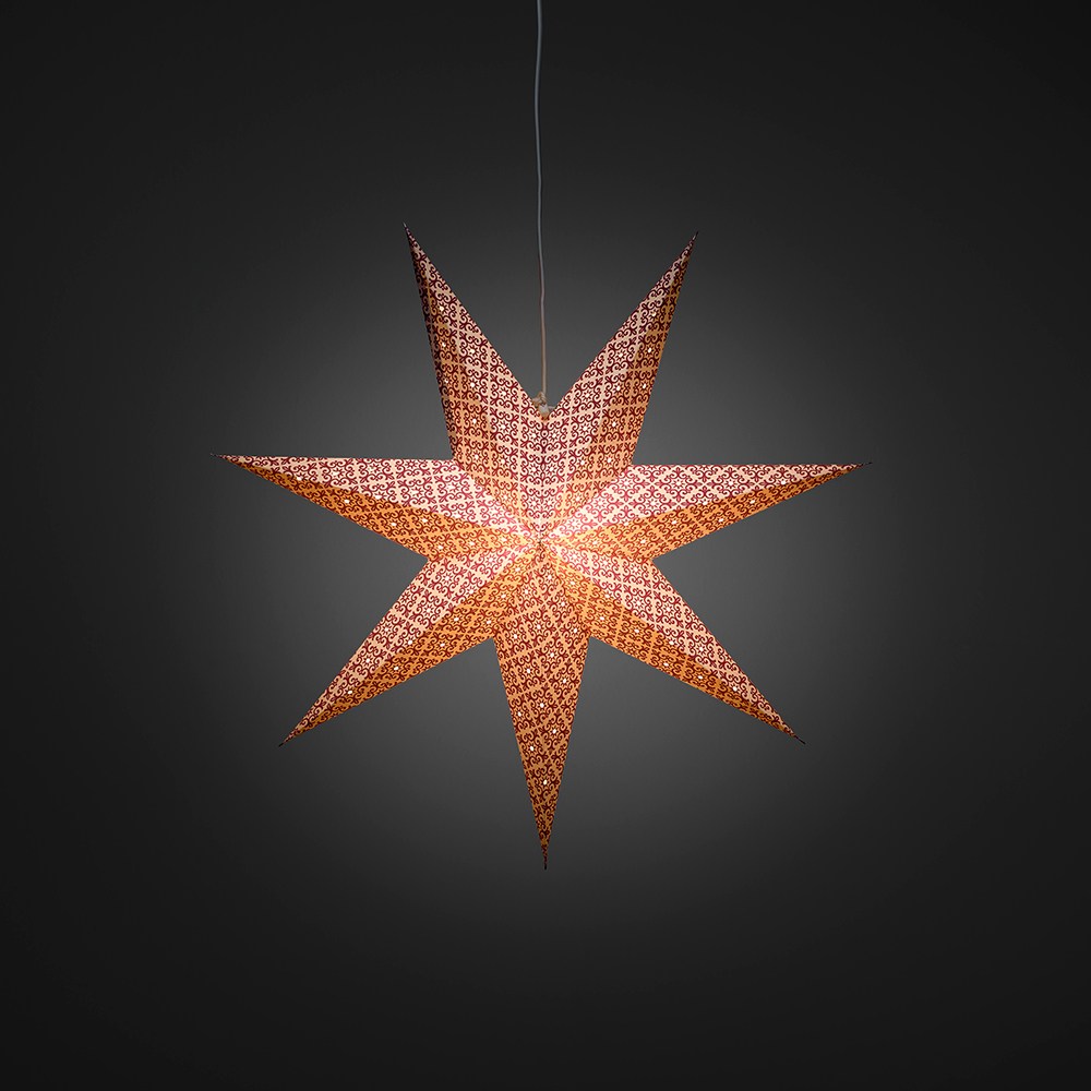 Adventsstjärna Gnosjö Konstsmide Hängande Mönstrad