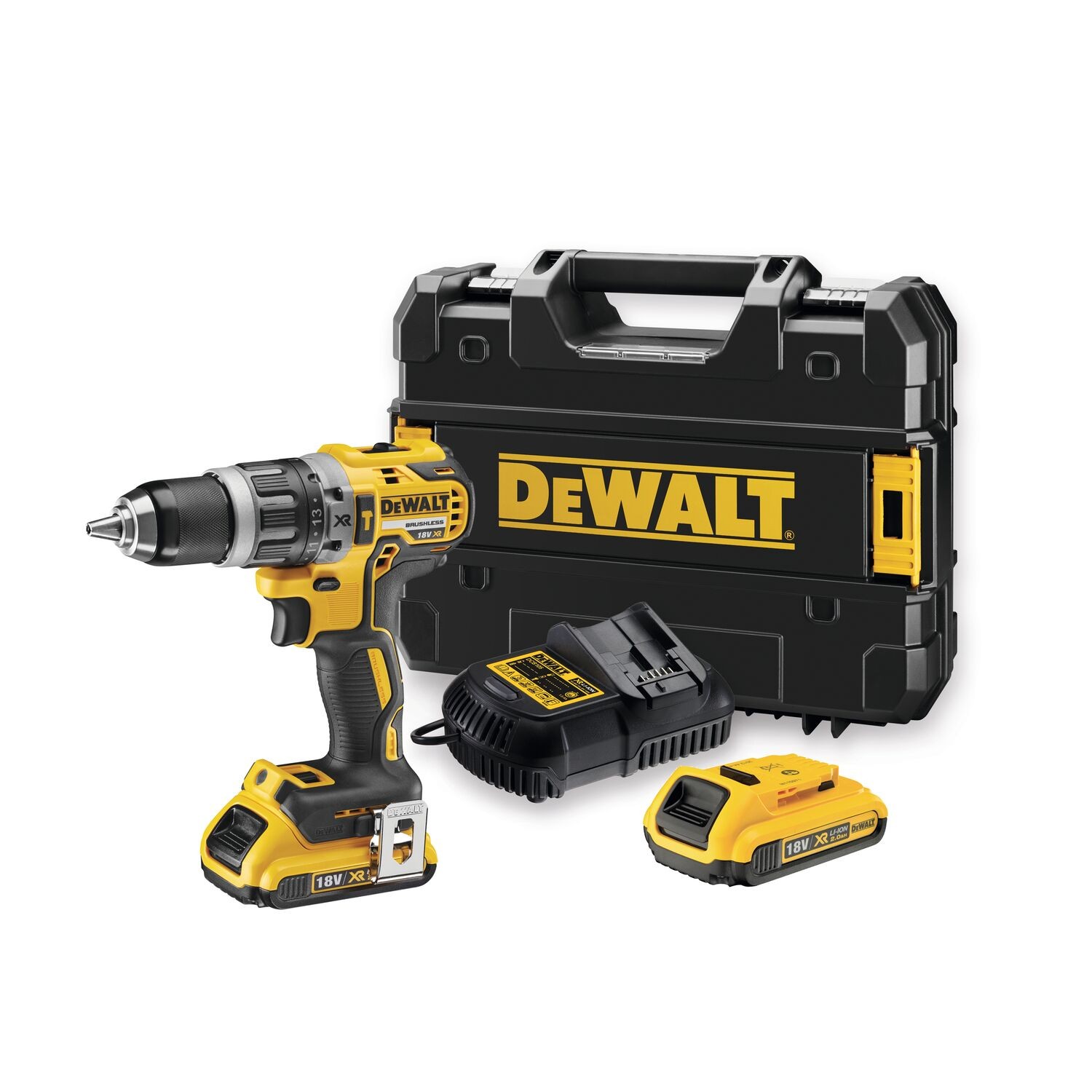 Slagborrmaskin DeWalt DCD796D2 18V 2x2 Ah