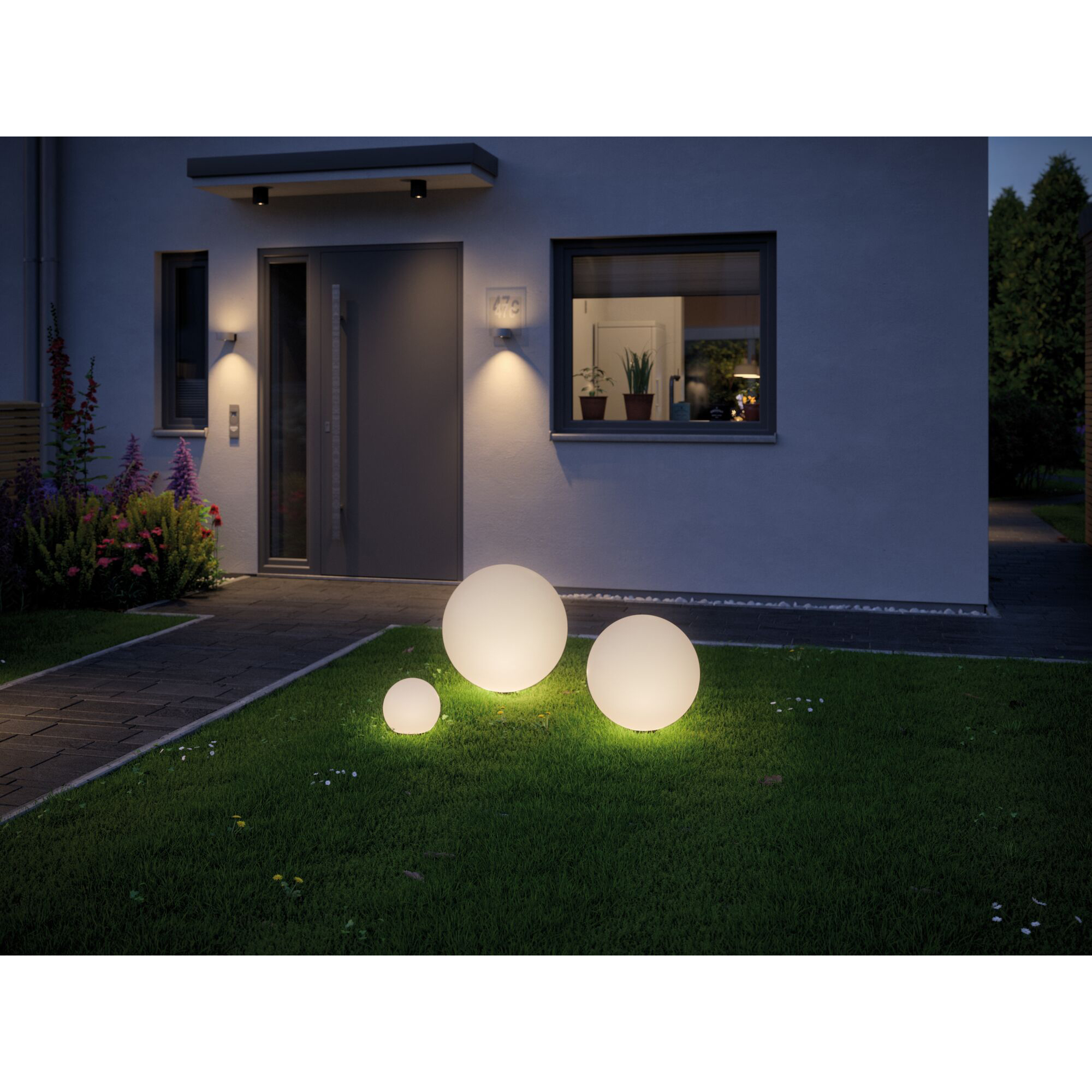 Dekorationsljus LED Paulmann Globe Plug & Shine IP67 24V Diameter: 400 mm