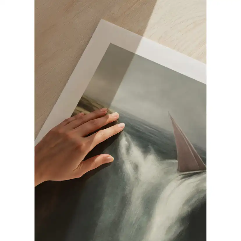 Poster Gallerix Falling Into A Waterfall