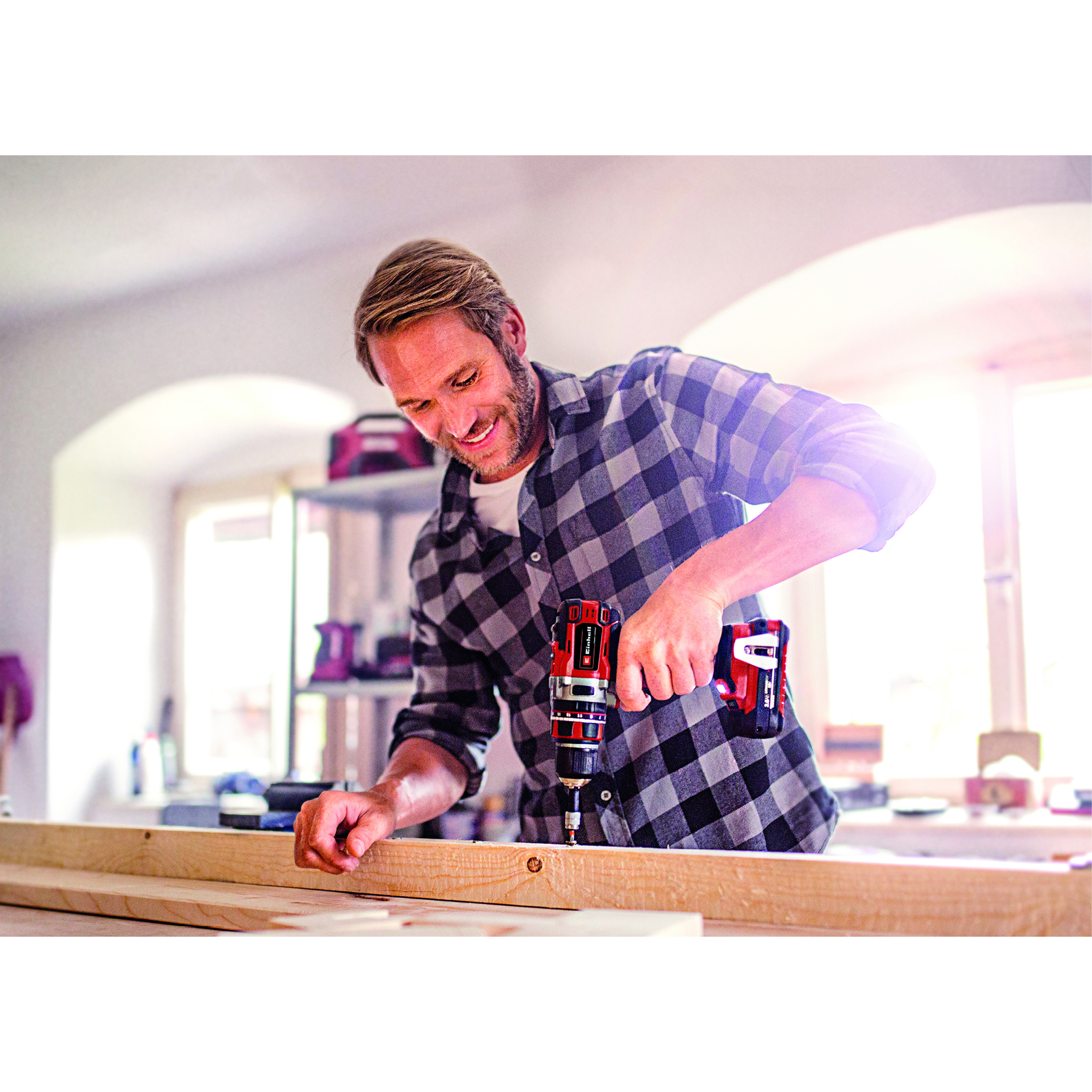 Slagborrmaskin Einhell TE-CD 18V Med Batteri, Laddare & Väska