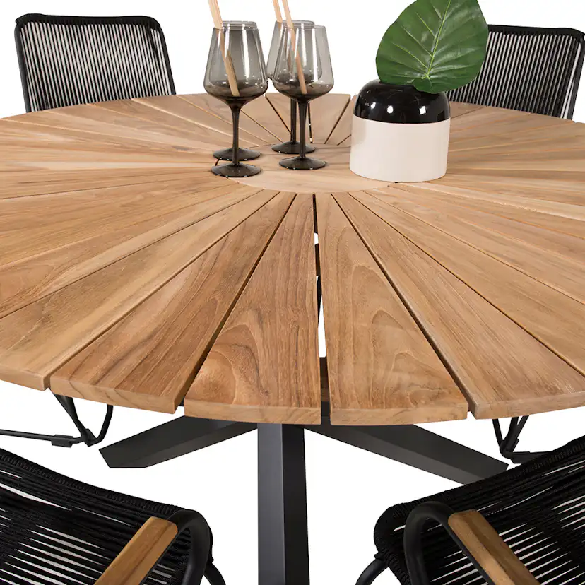 Matgrupp Venture Home Mexico med 6 Bois Stolar