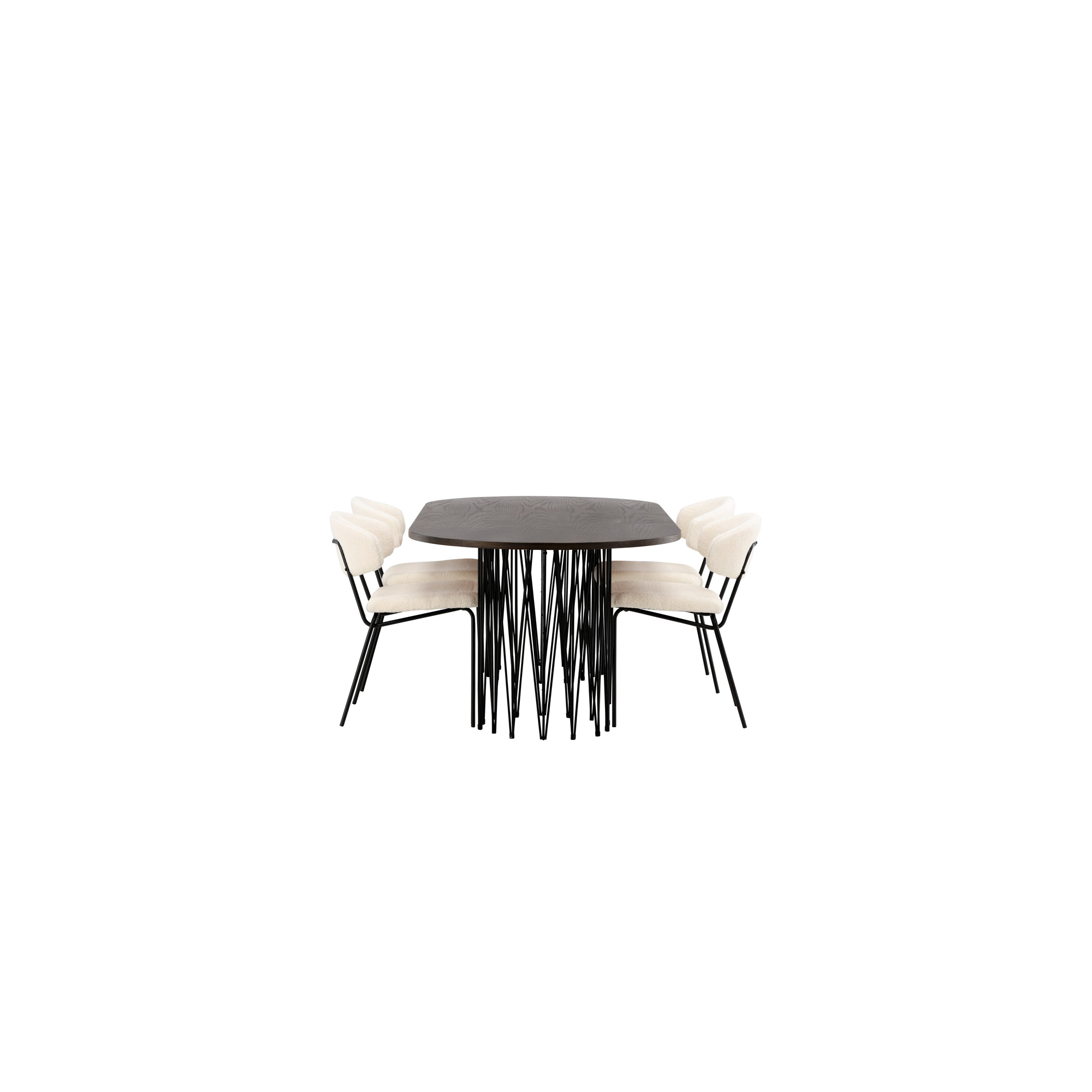 Matgrupp furniture/fashion Stone med 4 Chico Stolar