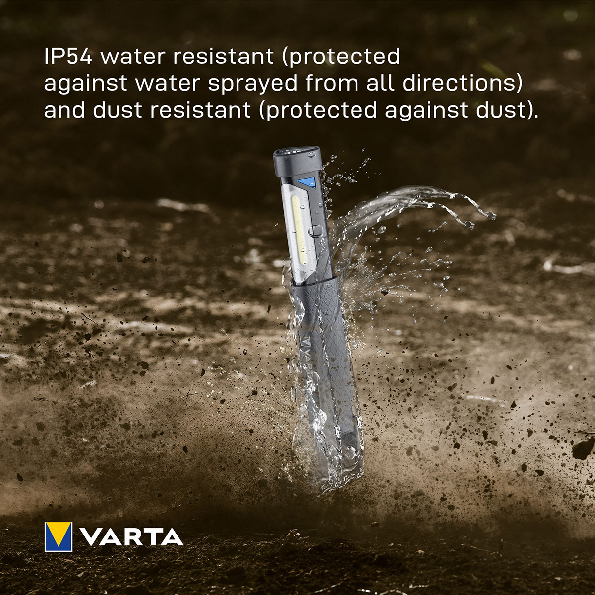 Arbetsbelysning Varta Work Flex Telescope Light IP54 250 lm