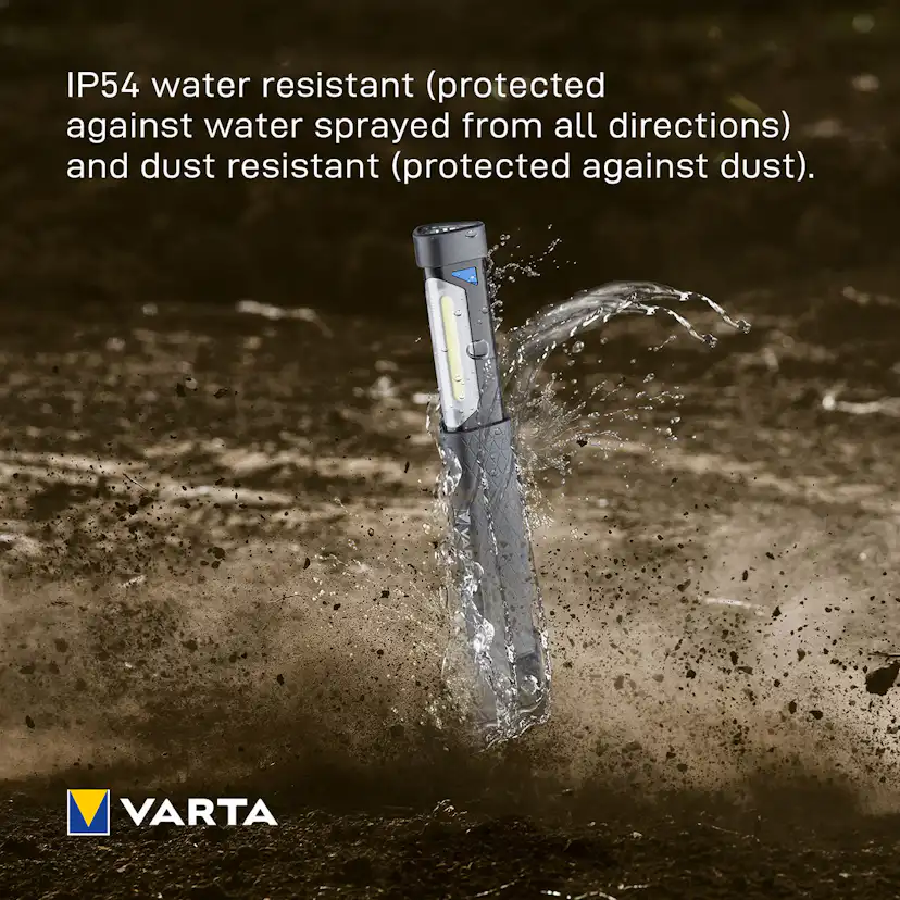 Arbetsbelysning Varta Work Flex Telescope Light IP54 250 lm
