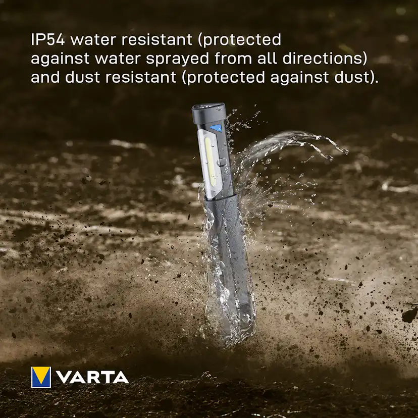 Arbetsbelysning Varta Work Flex Telescope Light IP54 250 lm