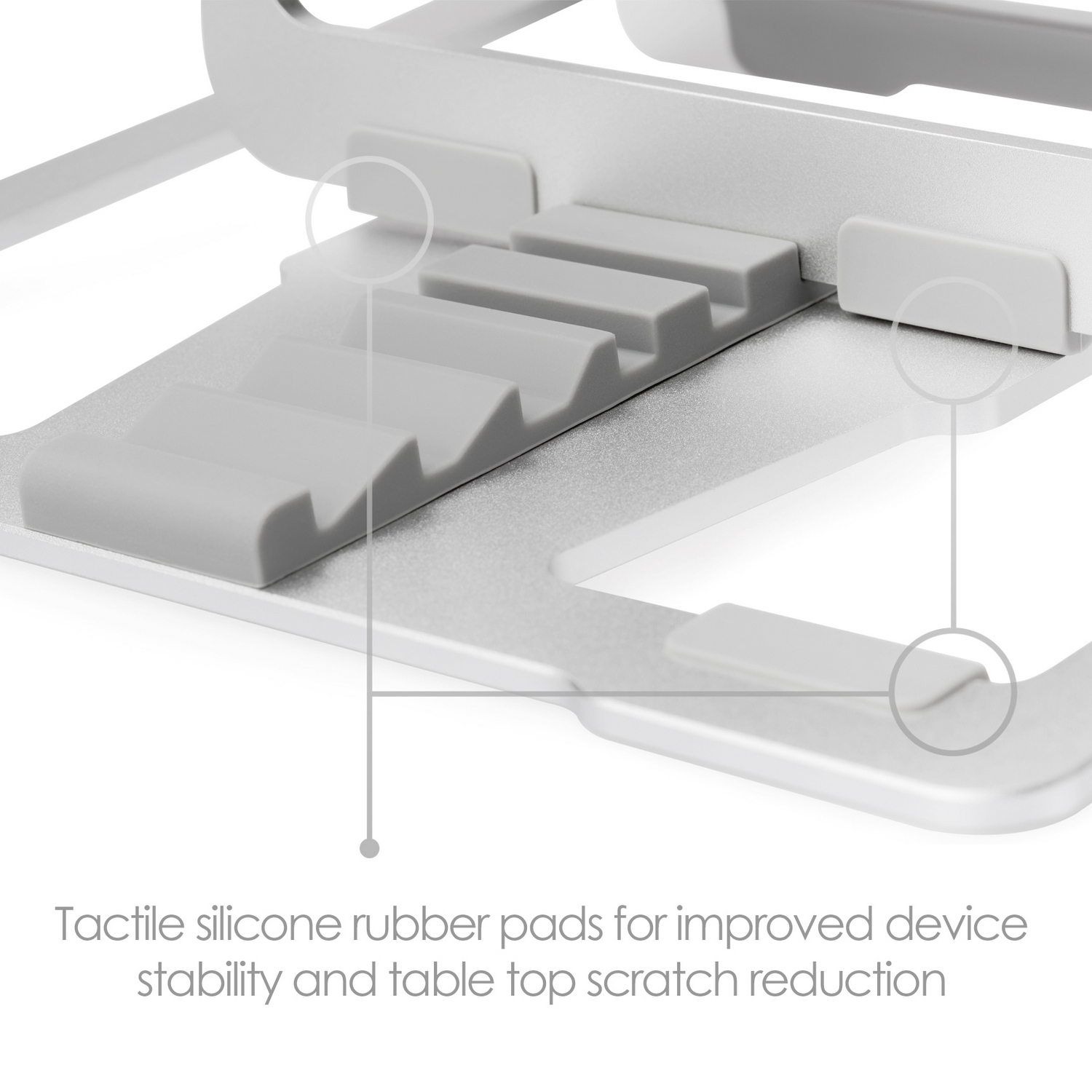 Laptopställ Desire2 Supreme Lite Portable 6 Olika Höjder Silver