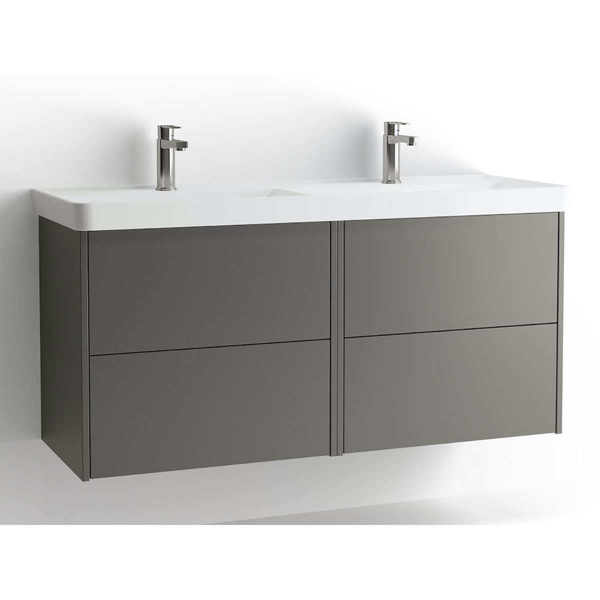 Tvättställsskåp Vedum Mezzo Frame 1200 Dubbel med 4 Lådor