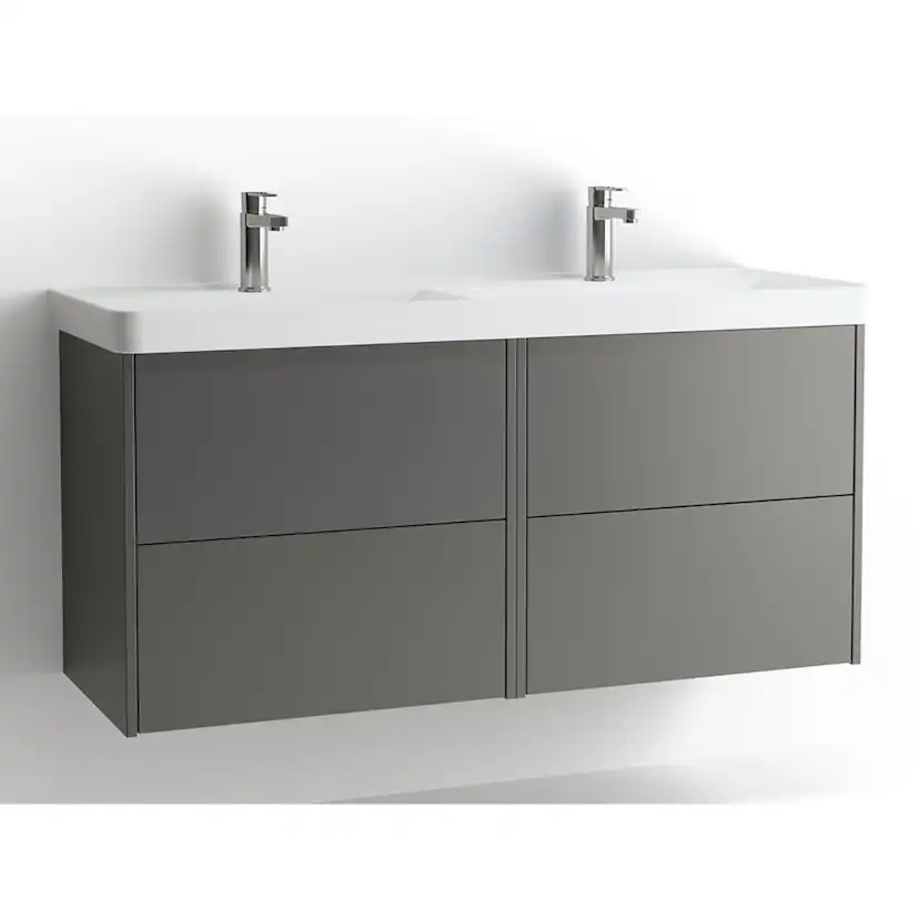 Tvättställsskåp Vedum Mezzo Frame 1200 Dubbel med 4 Lådor
