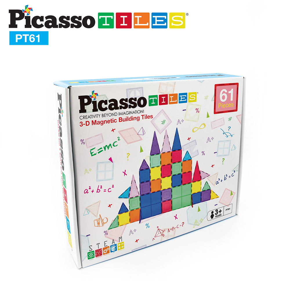Magnetplattor Picasso Tiles 61 bitar