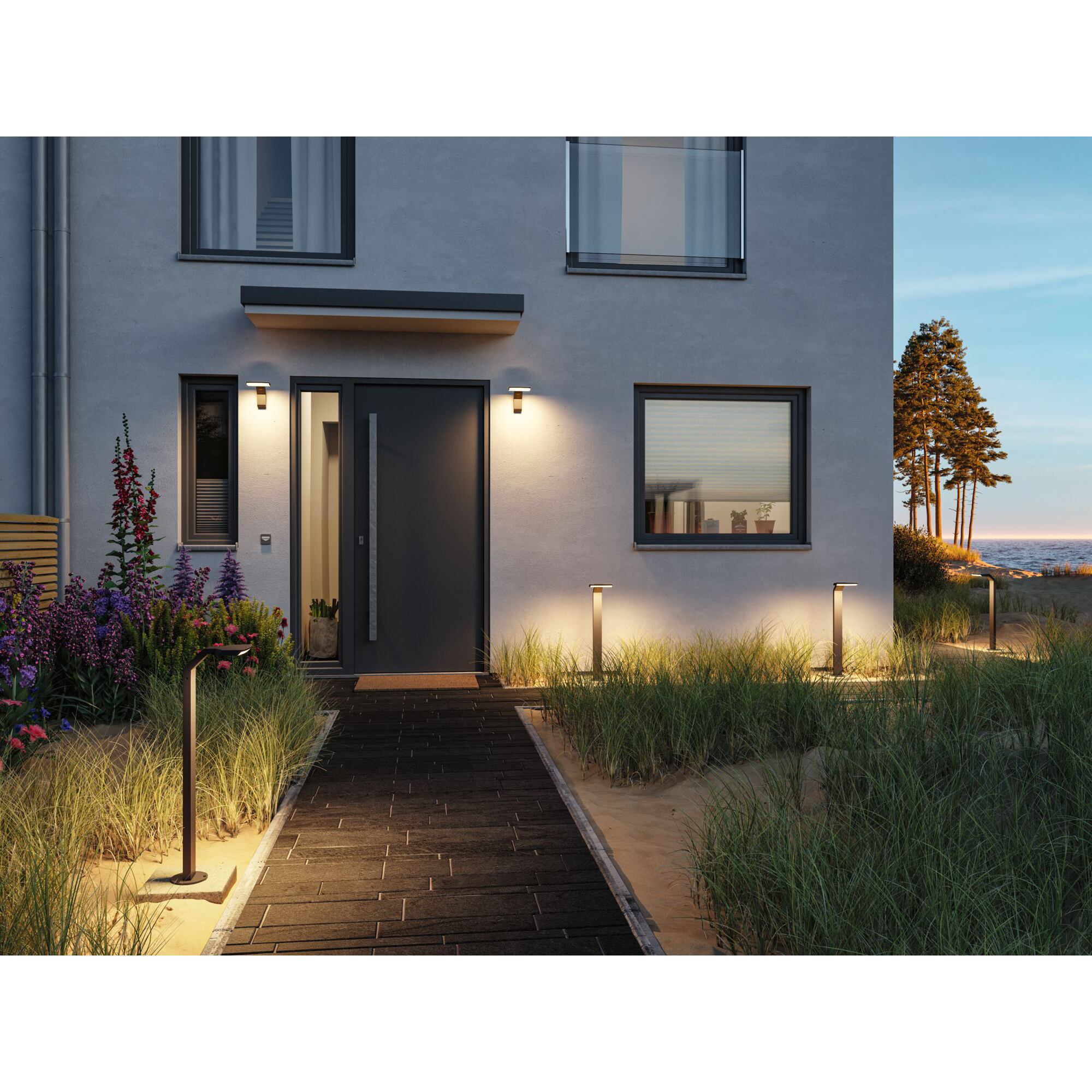 Fasadbelysning LED Paulmann Zenera Seawater Resistant IP44 230V Ljus: Soft White