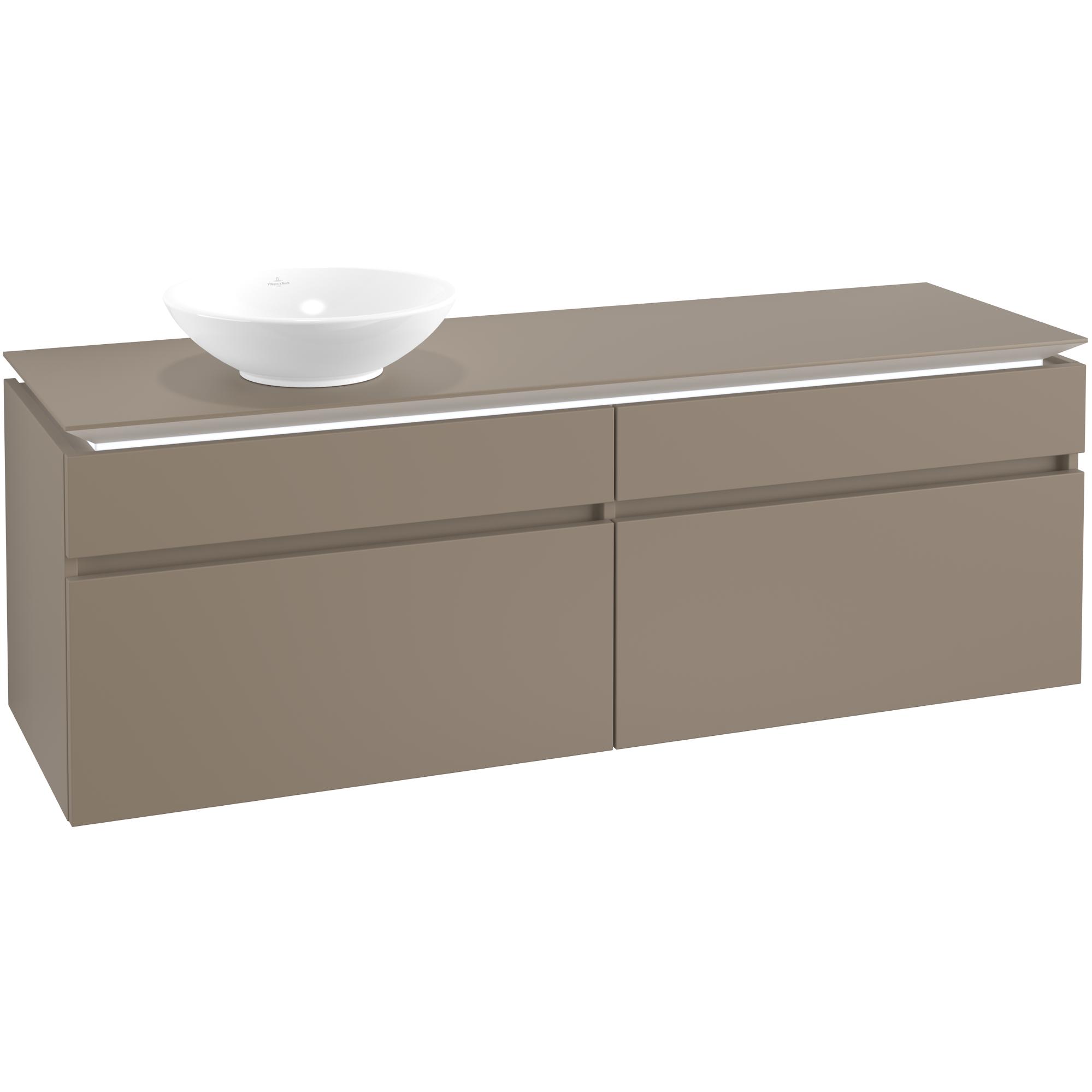 Tvättställsskåp Villeroy & Boch Legato 1600 med 4 Lådor för Fristående Tvättställ