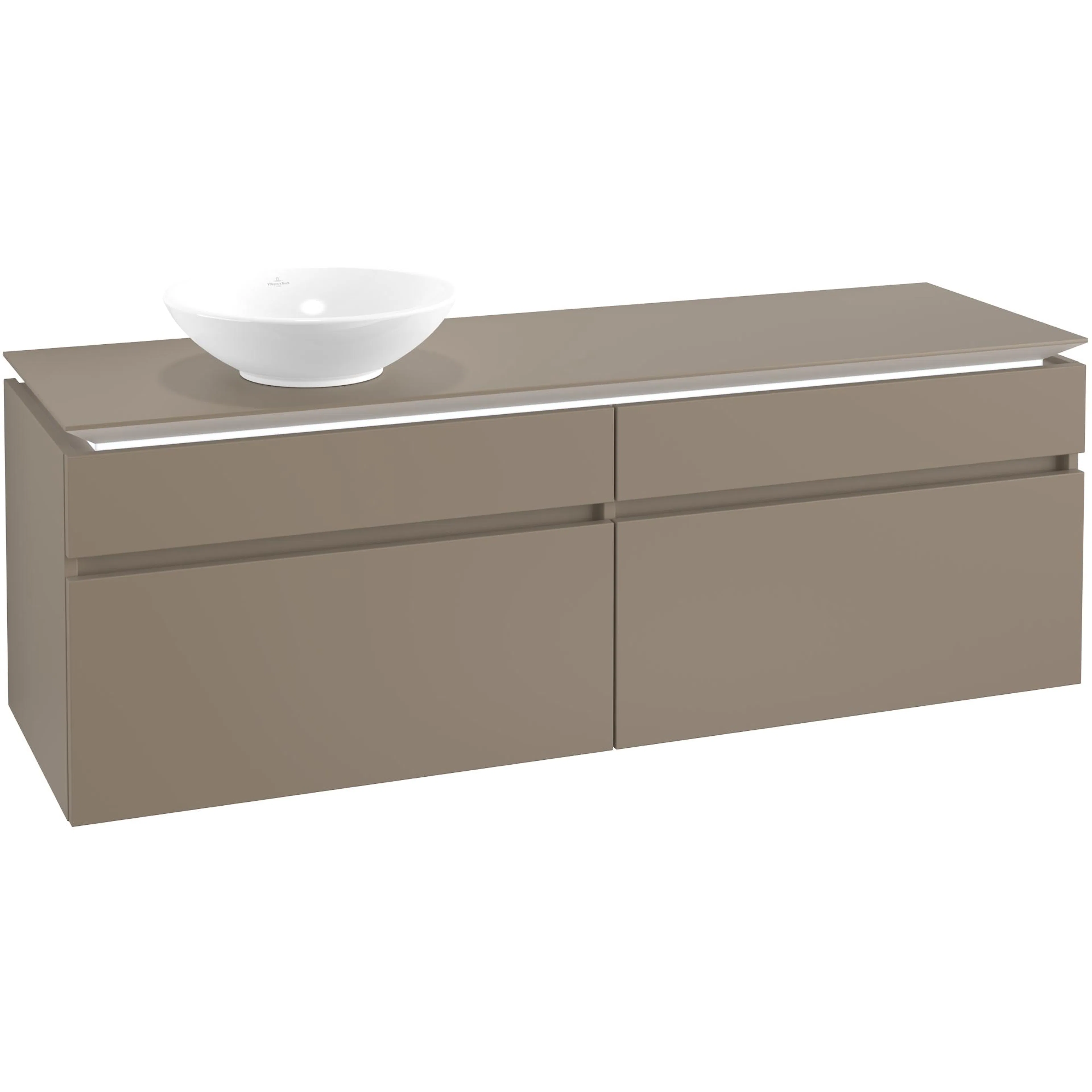 Tvättställsskåp Villeroy & Boch Legato 1600 med 4 Lådor för Fristående Tvättställ