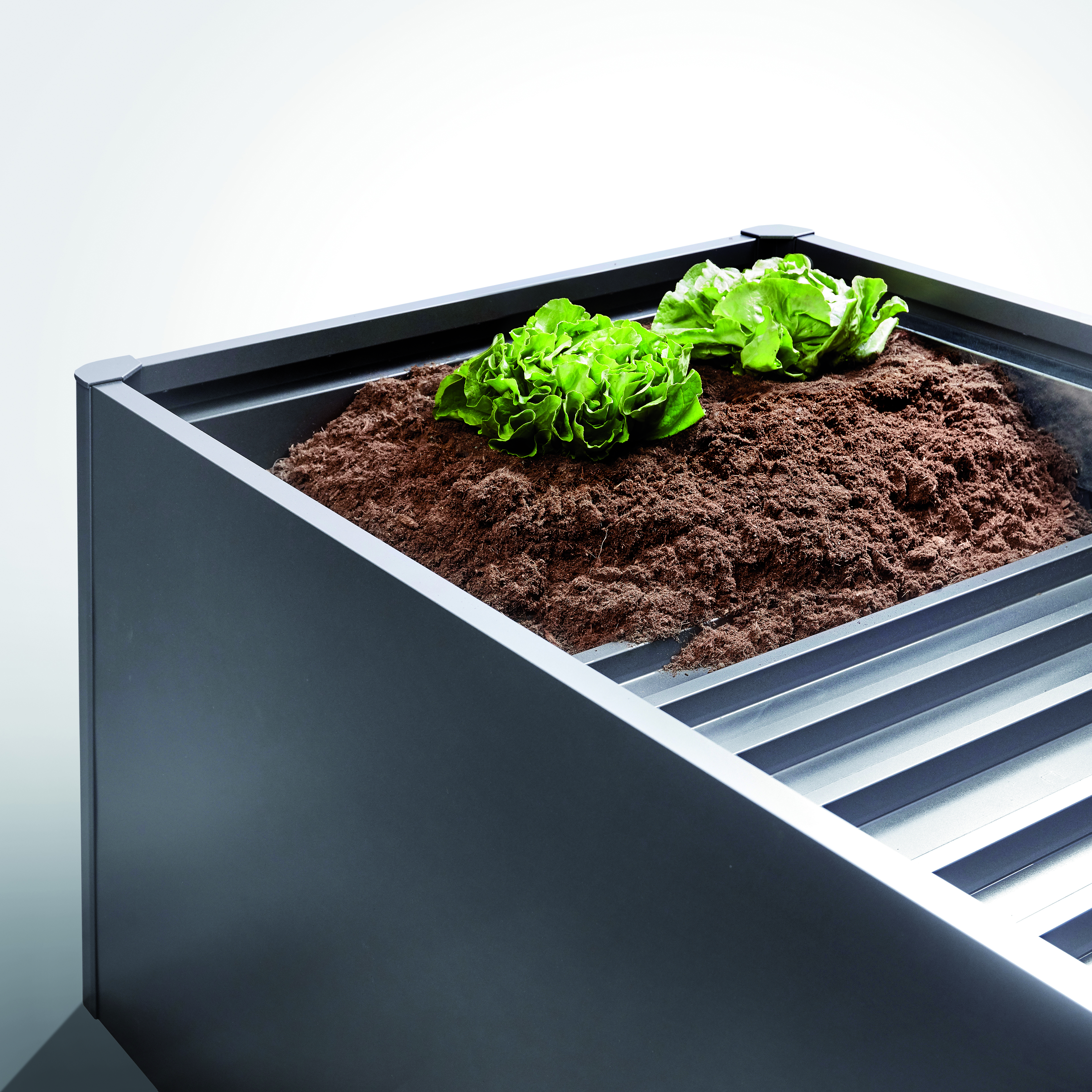 Intermediate floor Raised Vegetable Bed size 2x1 2x1 m
