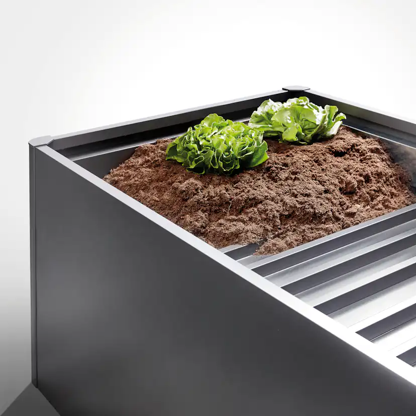 Intermediate floor Raised Vegetable Bed size 2x1 2x1 m