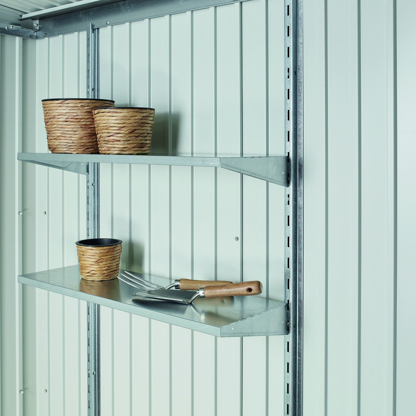 Hyllplan Biohort för Redskapsbod 2 st