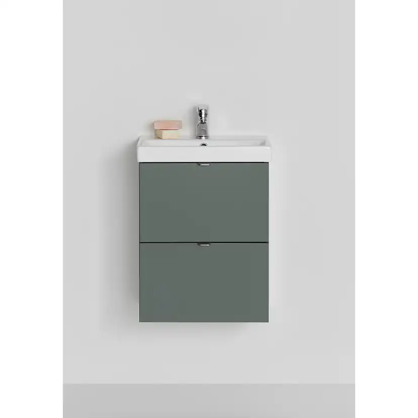 KOMMOD NEAT LÅDOR GRÖN 420 MED TVÄTTSTÄLL B: 420 mm, Grön