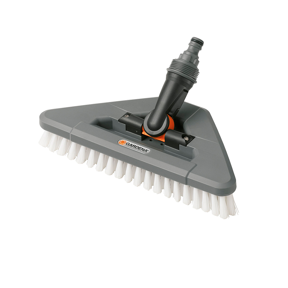 Skrubborste Gardena med Vinkelled