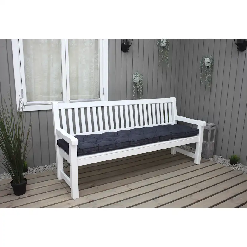 BROOKLYN sofa seat cushion 190 cm, black Svart