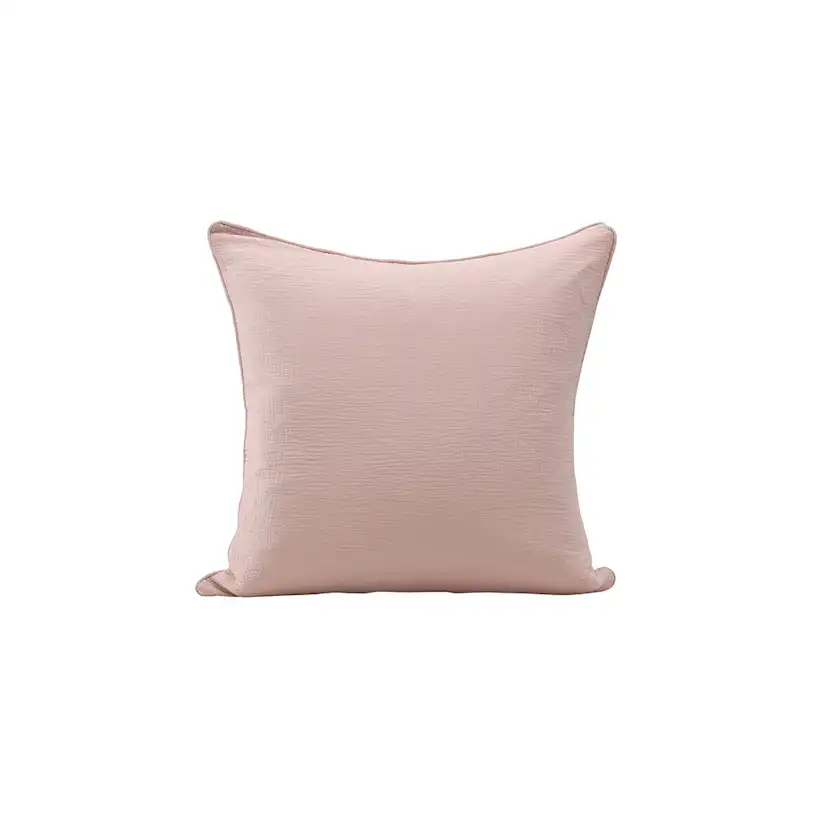 Tyra Cushion Cover Cotton Gauze - Light pink Ljusrosa