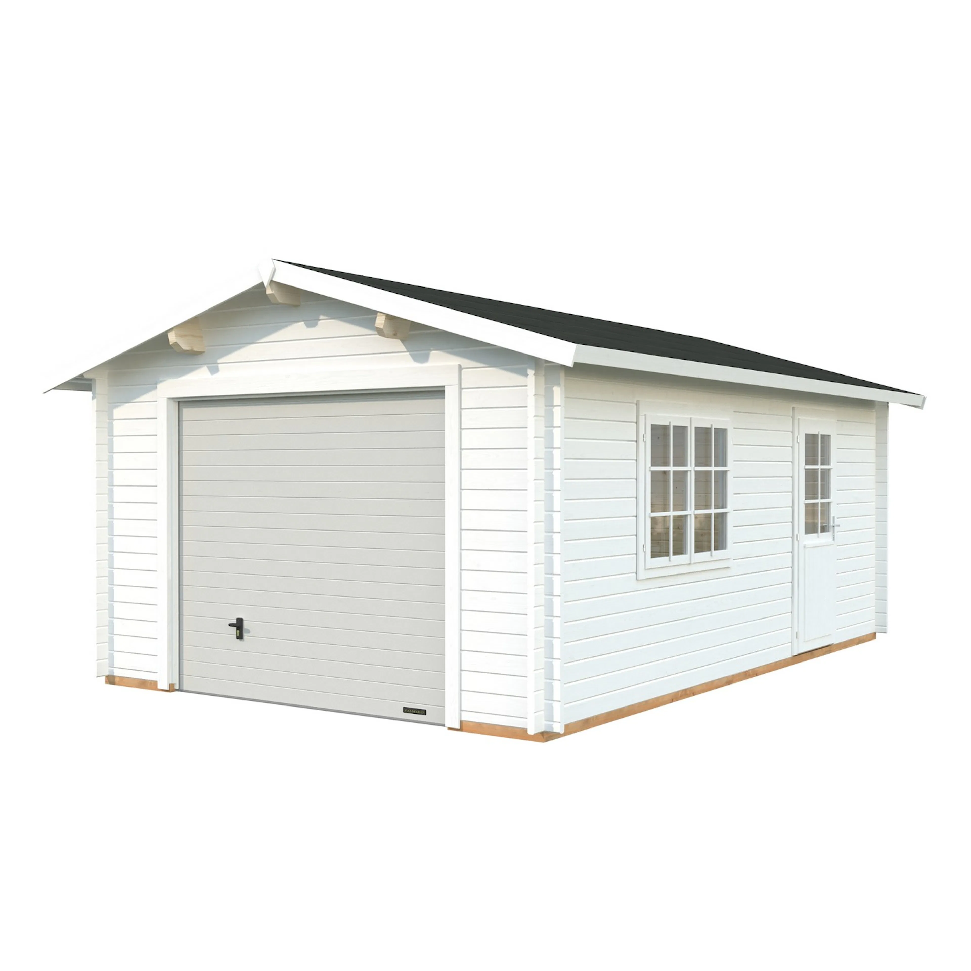 Roger 19,0 m2 mit Sektionaltor PNT9016W2 Vit