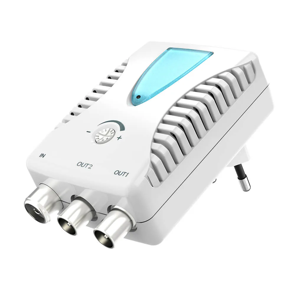 Antennförstärkare Hama 2x22db Justerbar