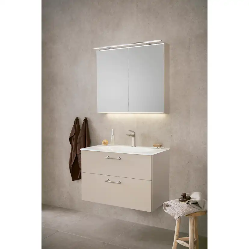 Crown Udel 60x45 Vit 2L Psh Bredd: 600, Vit, Handtag: Push-Open