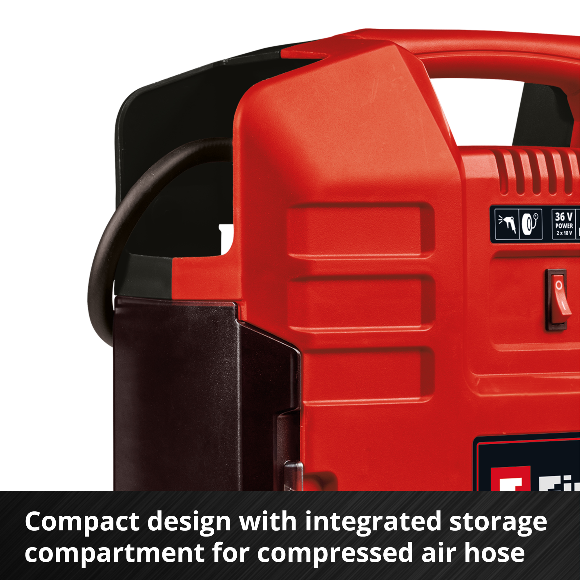 Portabel Kompressor Einhell TE-AC 36/8 Li OF Set-Solo Sladdlös utan Batteri