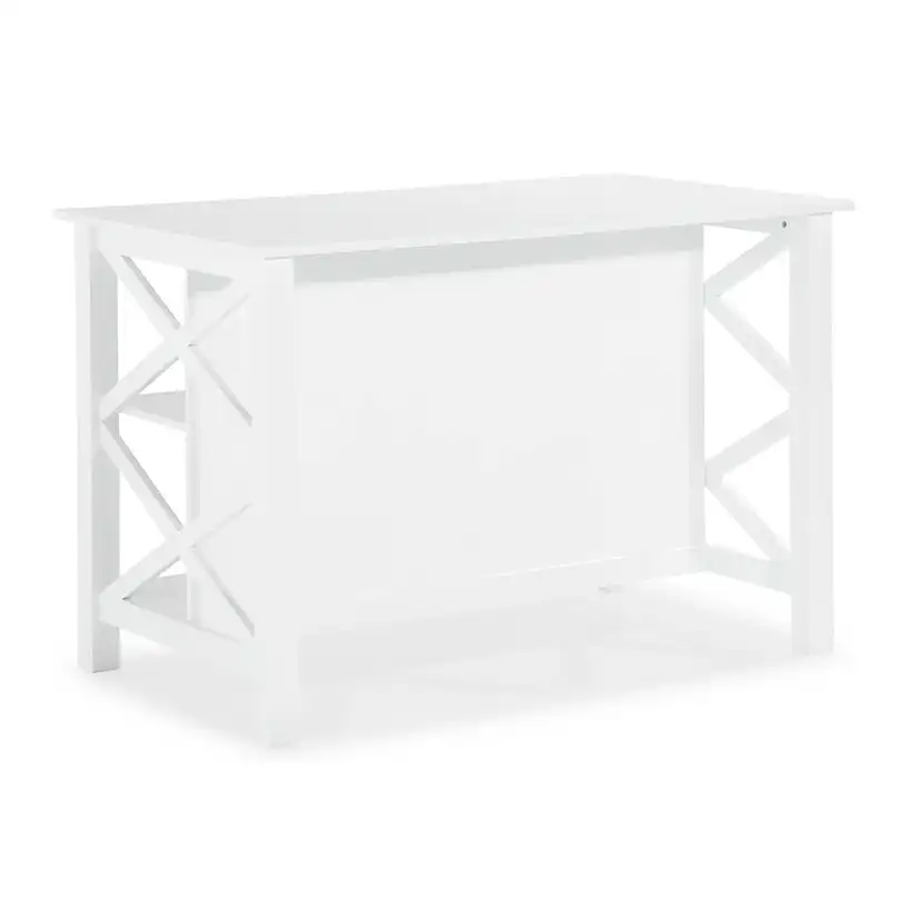 Köksö In Living Milla Vit MDF 135x80x90 cm Fristående med Förvaring