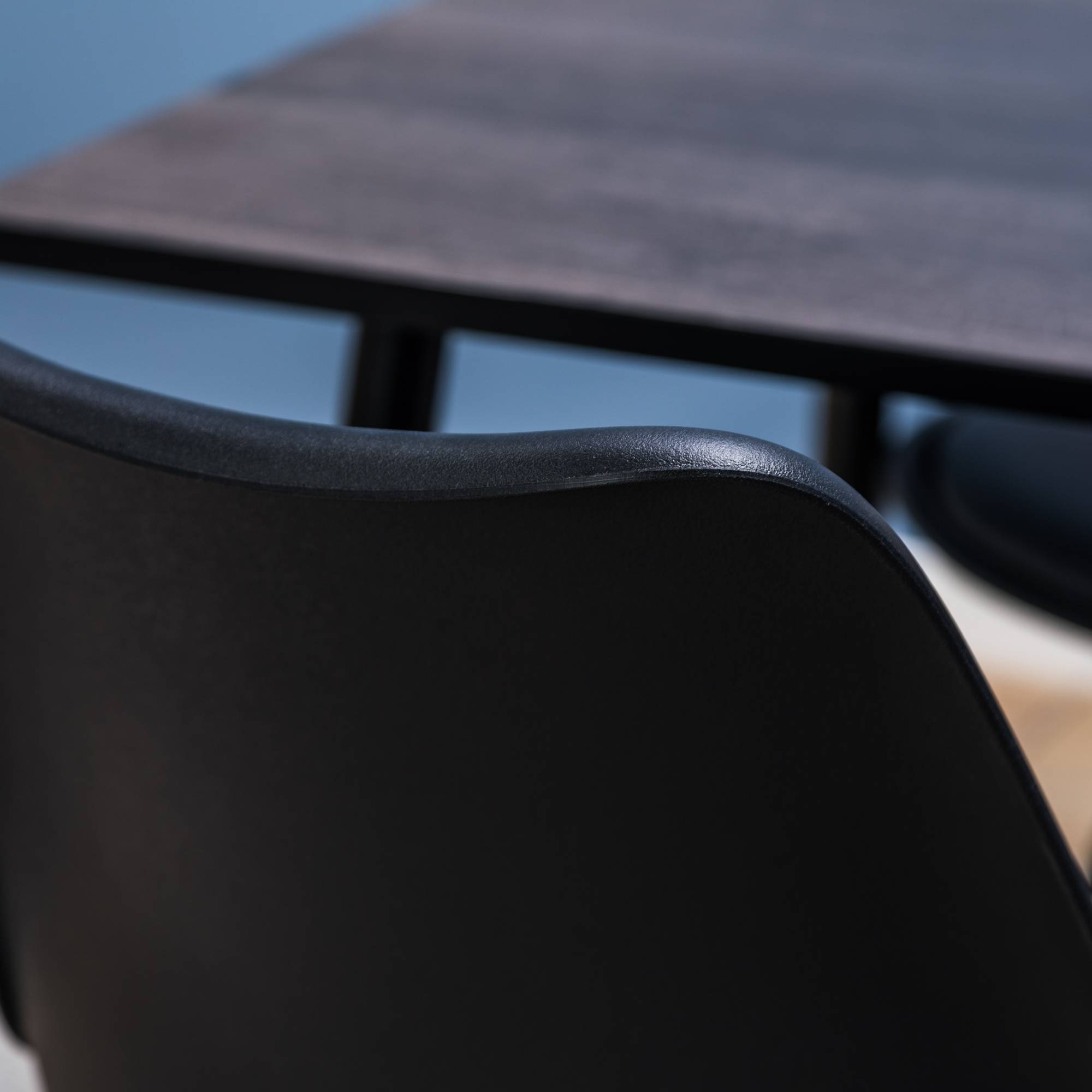 Matgrupp Basic Home Marcelen Rektangulärt Matbord 120 cm med 4 Shell Matstol