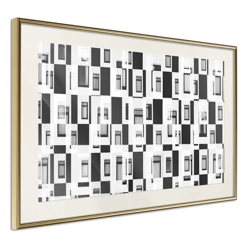 Poster Artgeist Affisch Abstract Windows