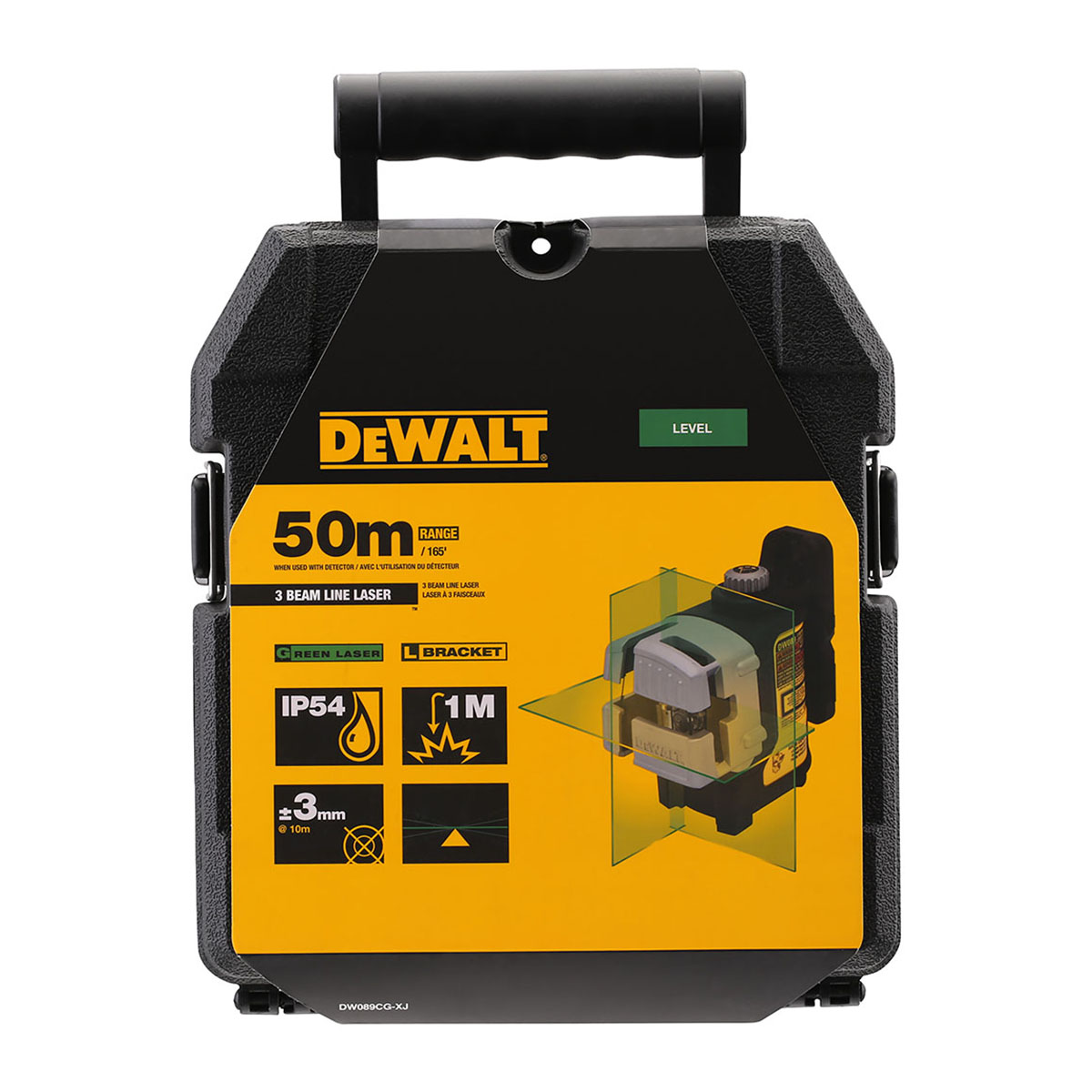 Multilinjelaser Dewalt DW089CG med Grön Laser