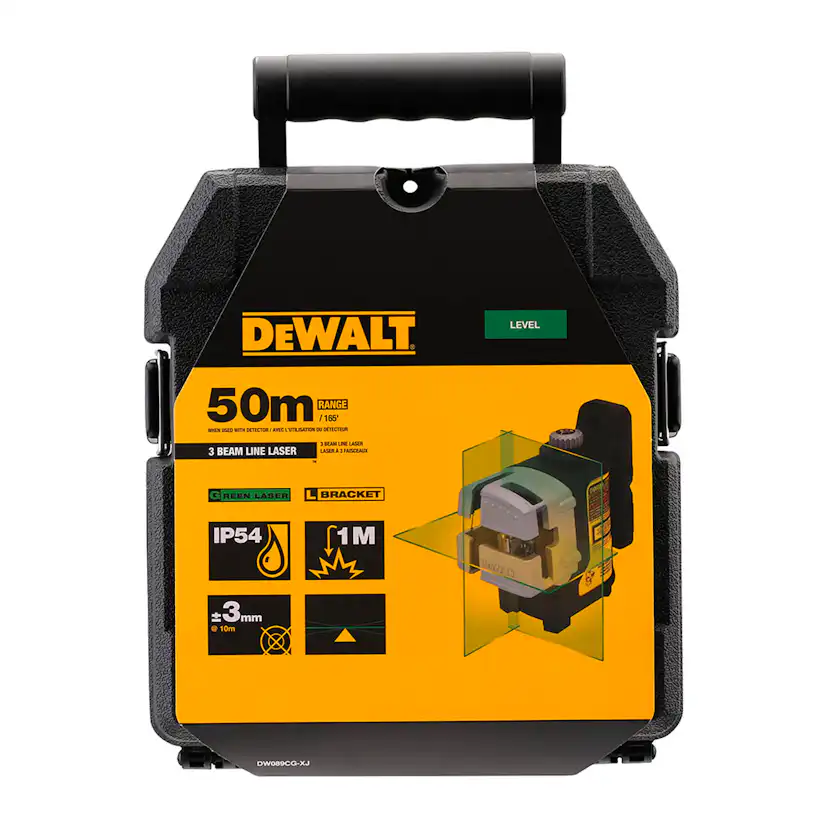 Multilinjelaser Dewalt DW089CG med Grön Laser