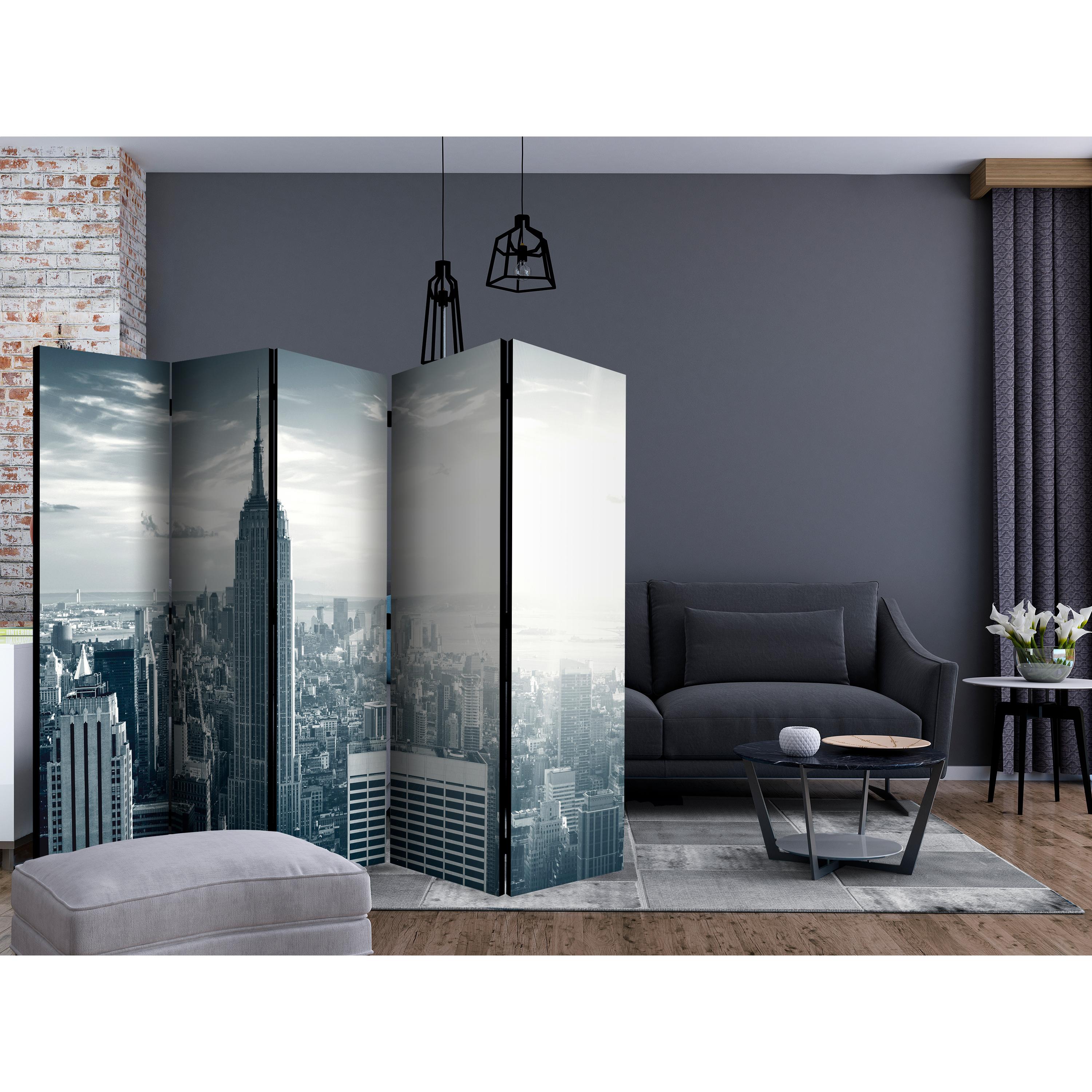 Rumsavdelare Skärmvägg Arkiio Amazing View to New York Manhattan at Sunrise II 225x172 cm
