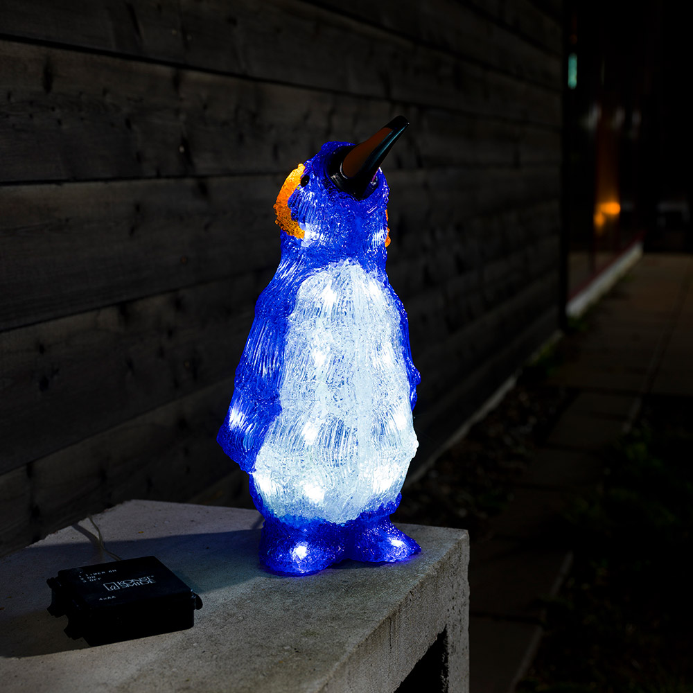 Dekorationsbelysning Gnosjö Konstsmide Pingvin 4xAA