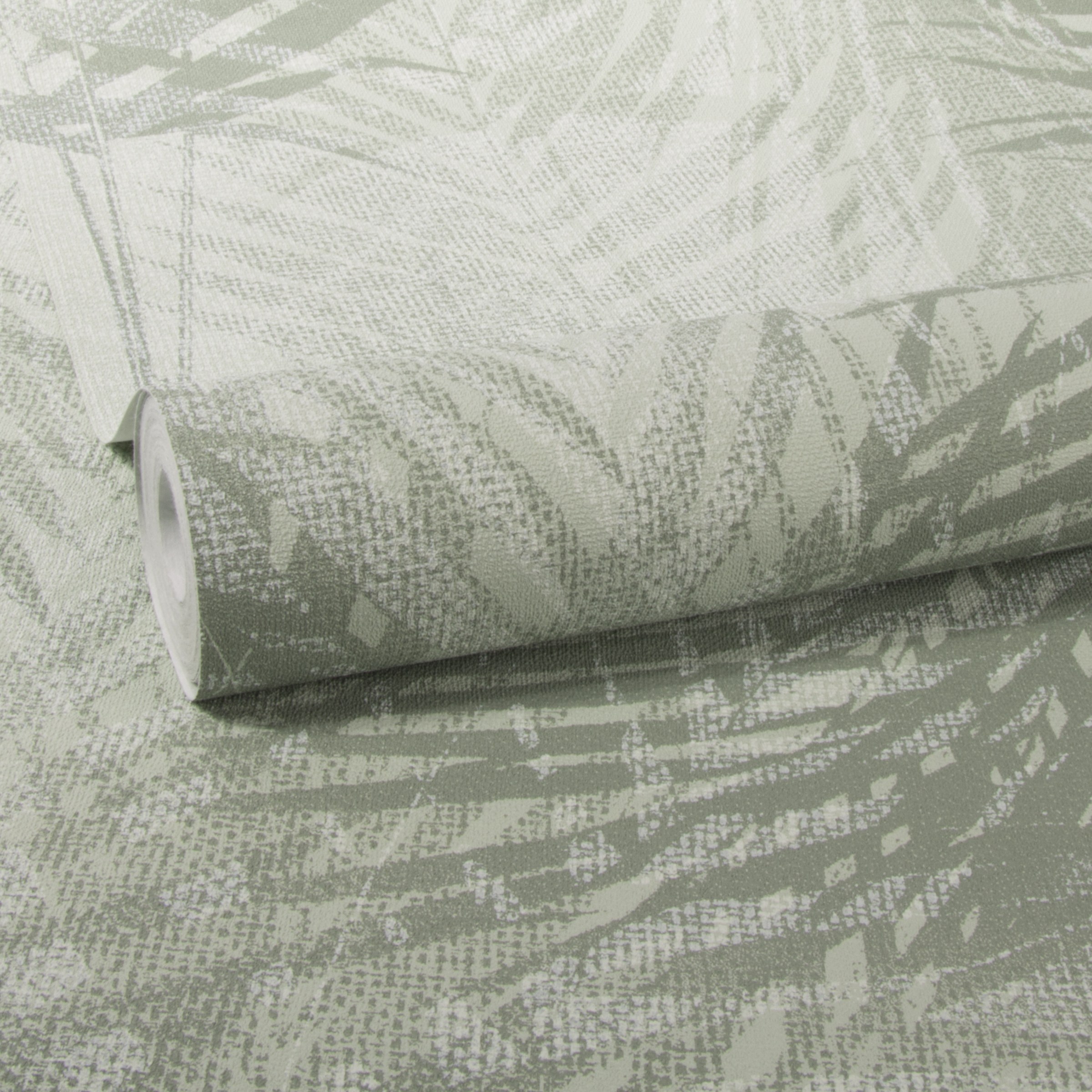 Tapeter Art For The Home Ren Natur Palm 104638 Non Woven, Mönstrad Grön