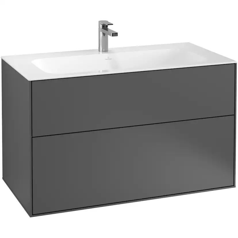 Tvättställsskåp Villeroy & Boch Finion med 2 Lådor för Inbyggt Tvättställ