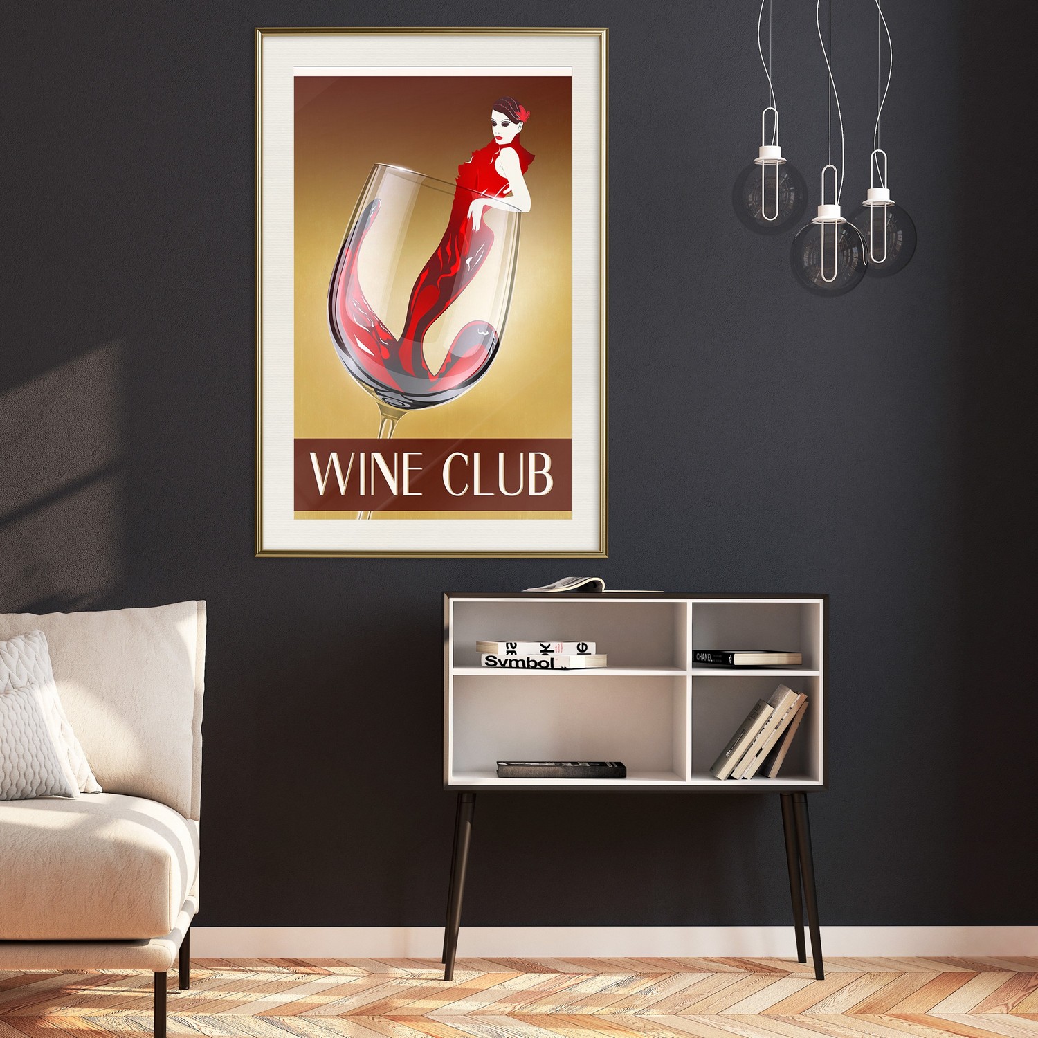 Poster Artgeist Affisch Wine Club